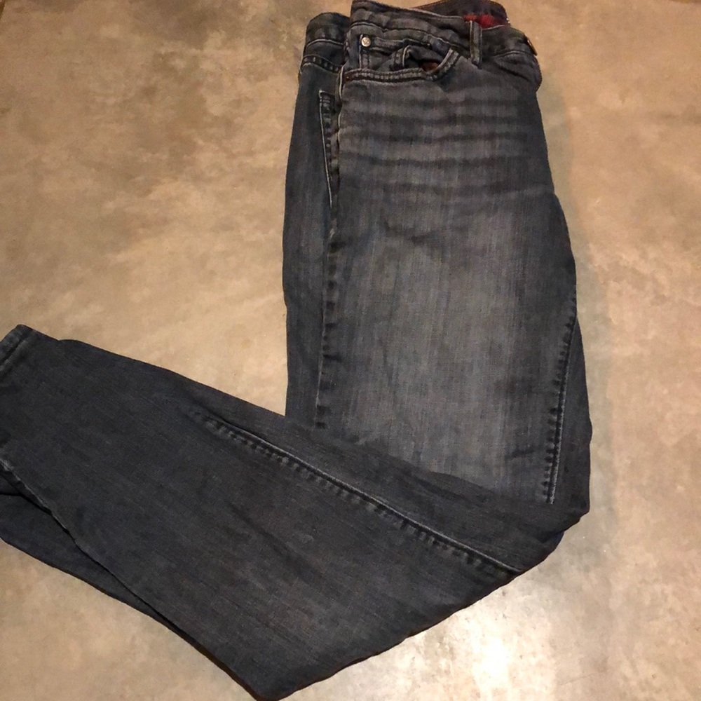 Eddie Bauer Flannel lined jeans